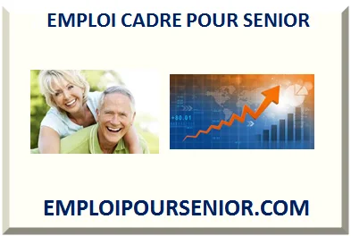 EMPLOI CADRE POUR SENIOR 2025